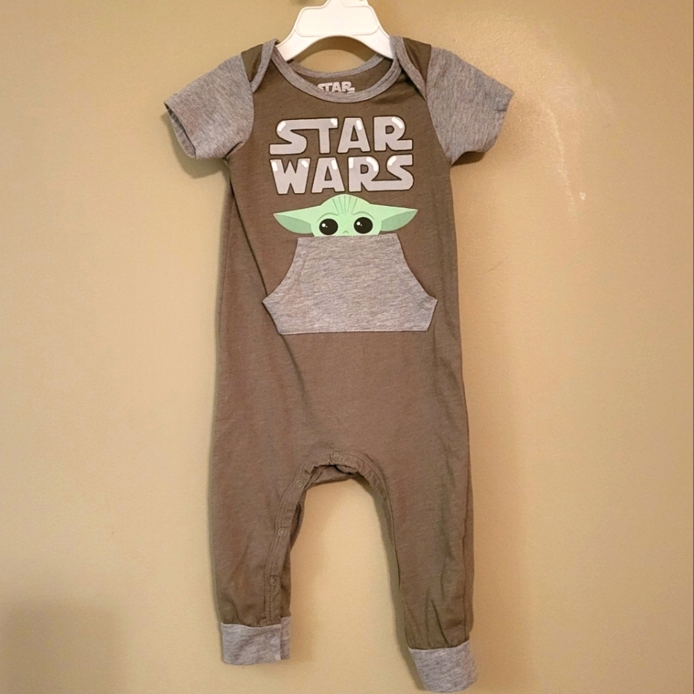 Star Wars Baby Yoda footless romper/sleeper